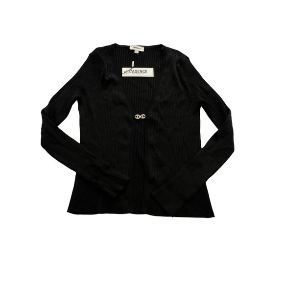 L'Agence Juno Sweater in Black - Picture 1 of 5